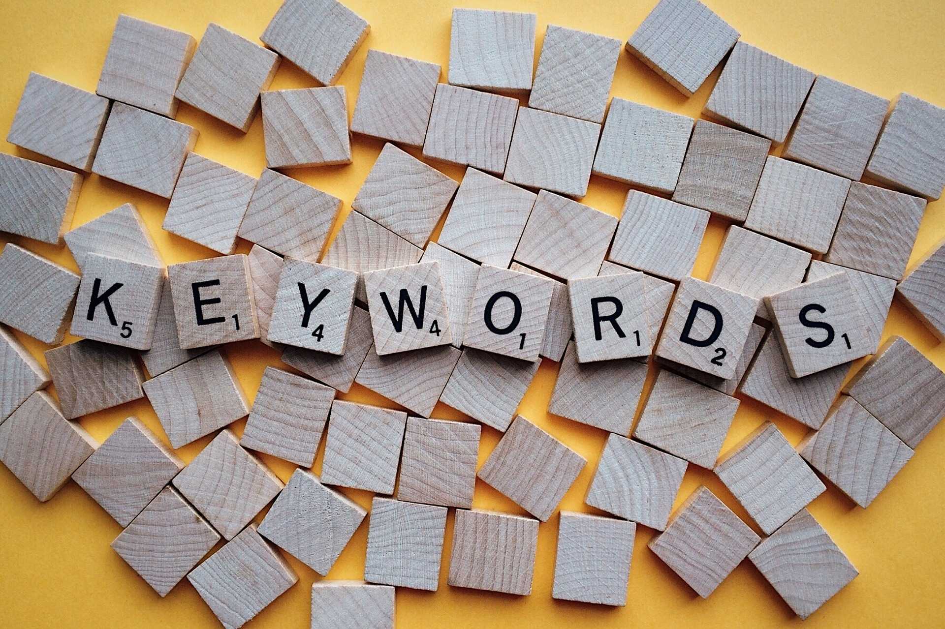 Anglų kalbos terminas Keyword reiškia vieną ar kelis žodžius, kuriuos vartotojai įrašo paieškos sistemose, norėdami rasti ir peržiūrėti juos dominančias svetaines