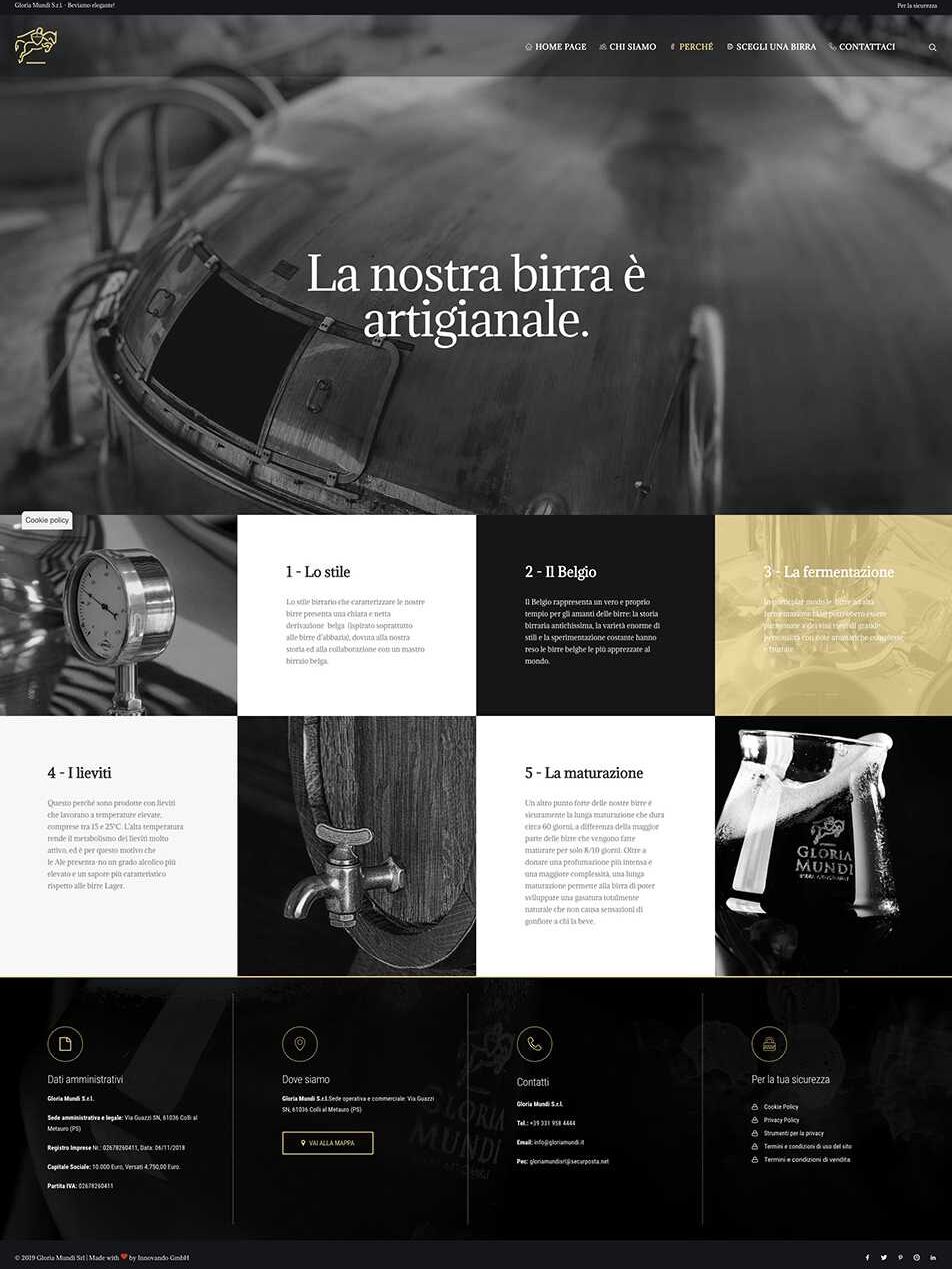 Gloria Mundi, den nya webbplatsen för att upptäcka hantverksöl och smaken av elegant dryck.