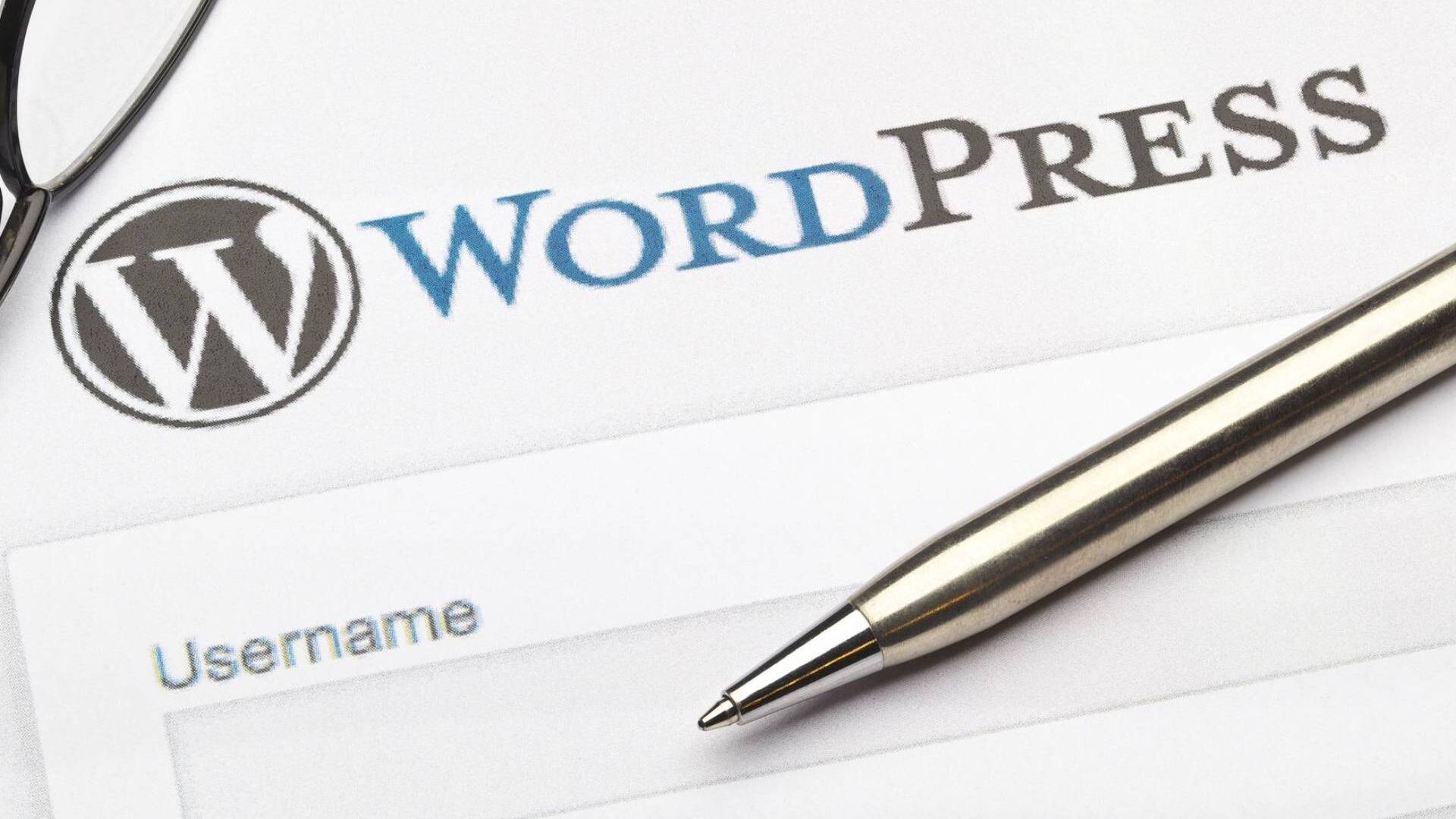 schermata di accesso di WordPress