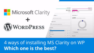 Integrazione fra Microsoft Clarity e WordPress per Microsoft Clarity per la ttimizzazione di un sito Web