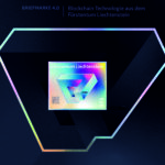 Nezúbkovaná špeciálna edícia známky Lichtenštajnského kniežatstva 4.0 vybavená technológiou Blockchain