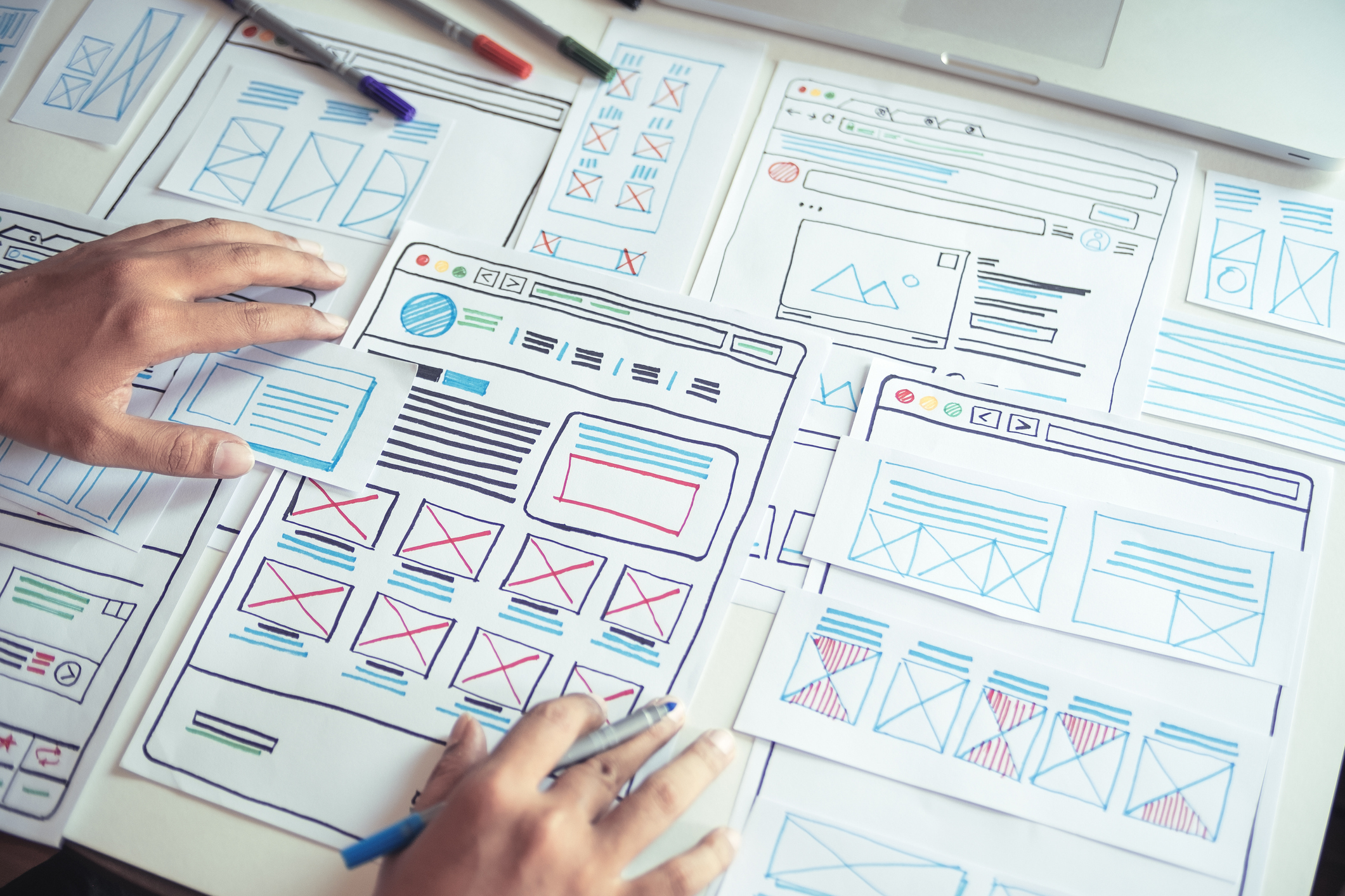 Creative website planning requires the right tools