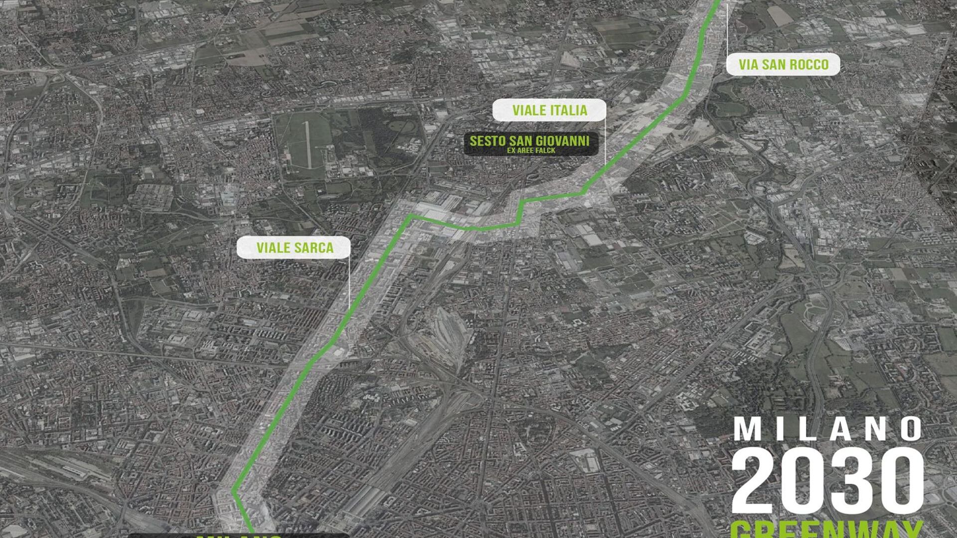 Il tracciato MiMo da Milano a Monza via Sesto San Giovanni