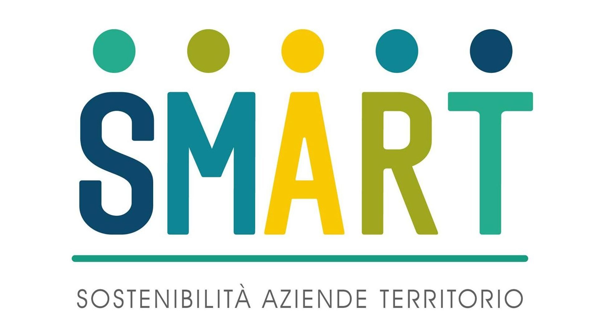 SMART პროექტის ლოგო (მდგრადი სტრატეგიები და პასუხისმგებელი ბიზნეს მოდელები ტრანსსასაზღვრო ტერიტორიაზე)