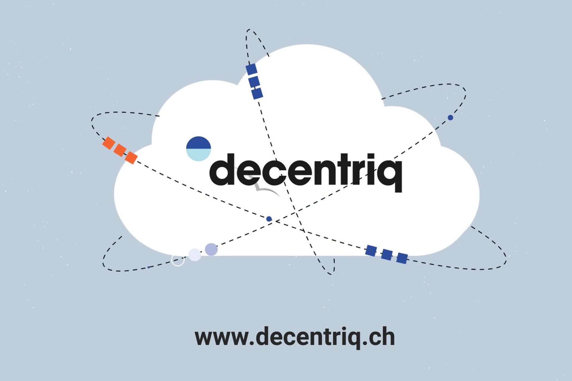 L'illustrazione del cloud sicuro di condivione dei dati elaborato da Decentriq, vincitrice dello 