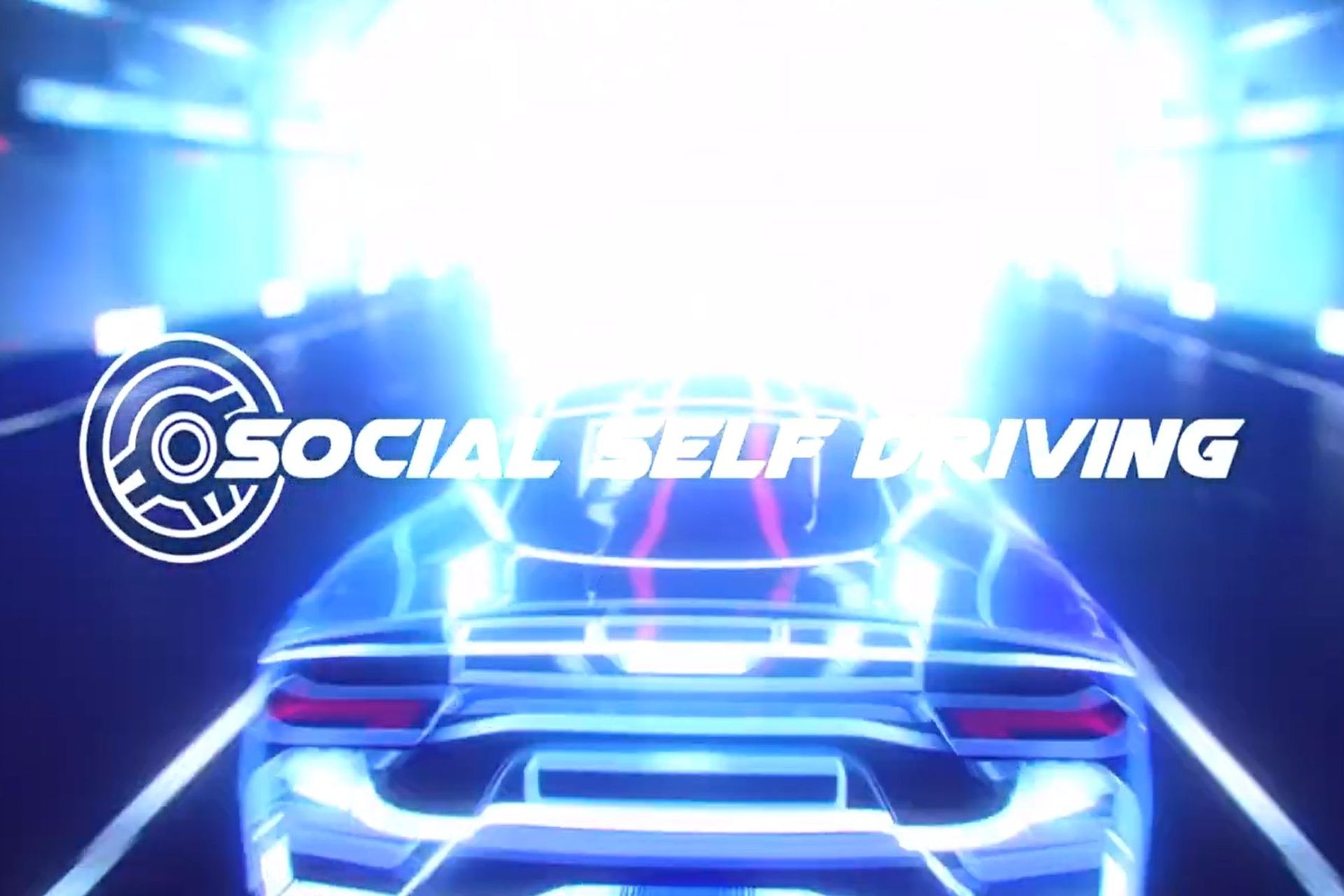 Слика од екранот на видеото за презентација на патентот „Социјално самостојно возење“.