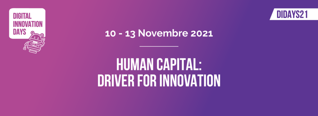 Il logotipo e il tema dell'edizione 2021 dei "Digital Innovation Days"