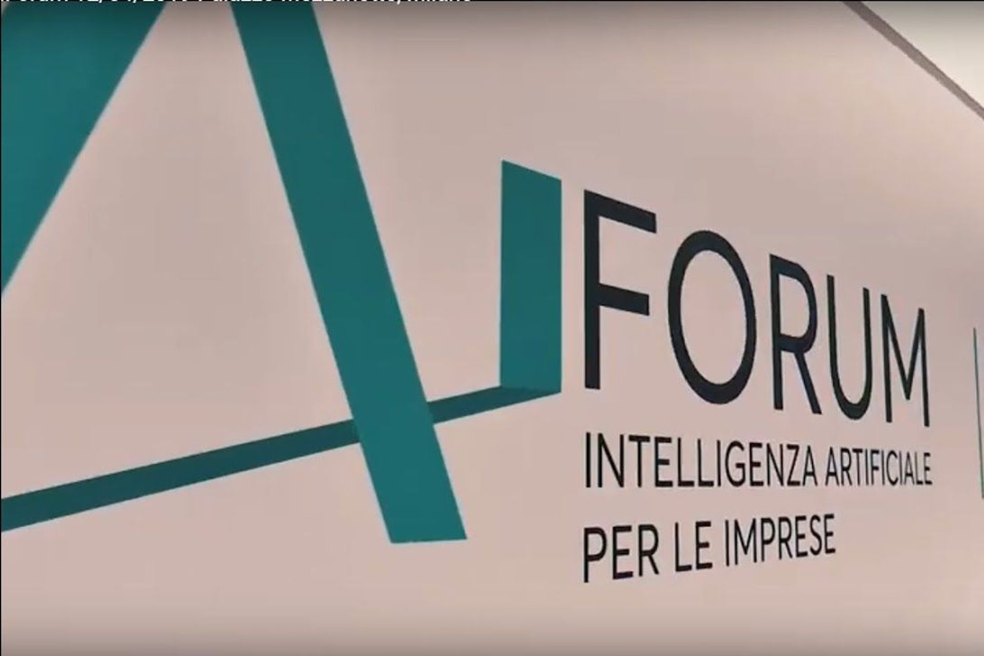 Il logotipo dello "AI FORUM Intelligenza Artificiale per le Imprese"