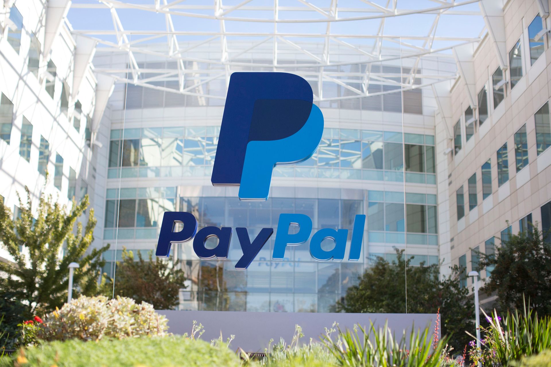 Il quartier generale di San Jose in California del colosso dei pagamenti sicuri PayPal