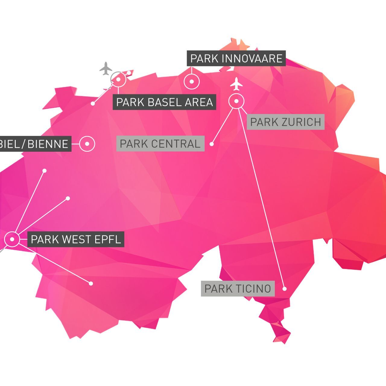 La rete dei Parchi dell'Innovazione della Svizzera vedrà Zurigo, Rotkreuz e Ticino in simbiosi