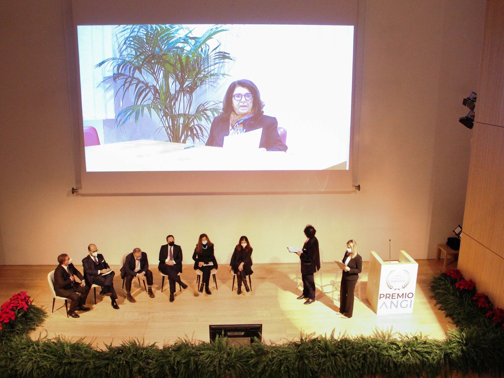 La cérémonie de remise de la quatrième édition du prix ANGI à 30 startups italiennes innovantes