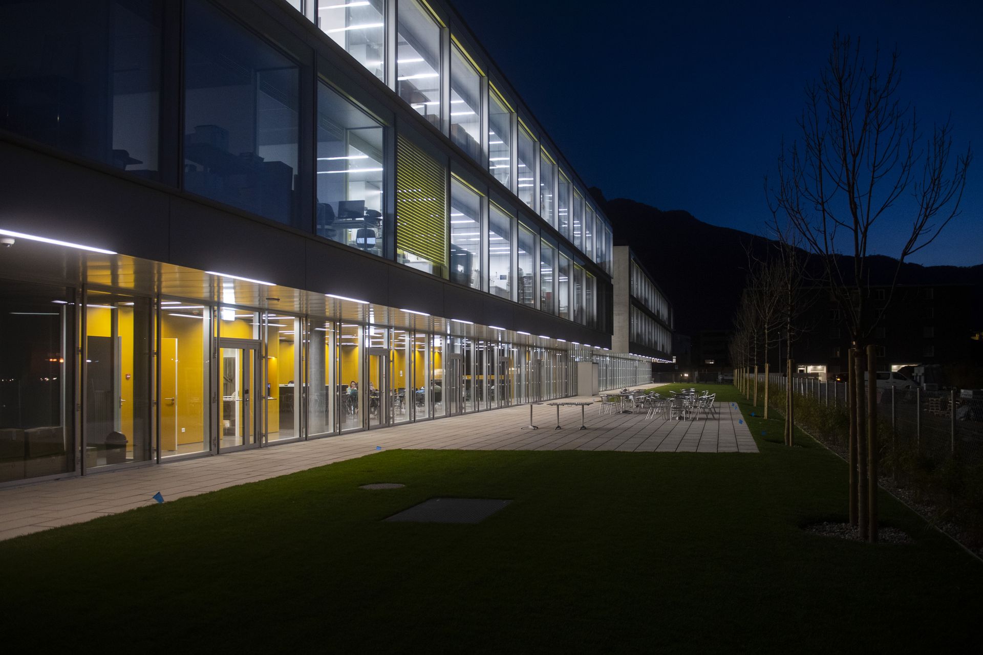 La nuova sede degli istituti di ricerca scientifica di proprietà della Fondazione IRB a Bellinzona al civico 5 di Via Francesco Chiesa (Foto Alessandro Crinari/TI-Press)
