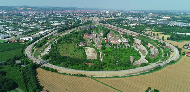 Il circuito di prova di Reti Ferroviarie Italiane a Bologna San Donato