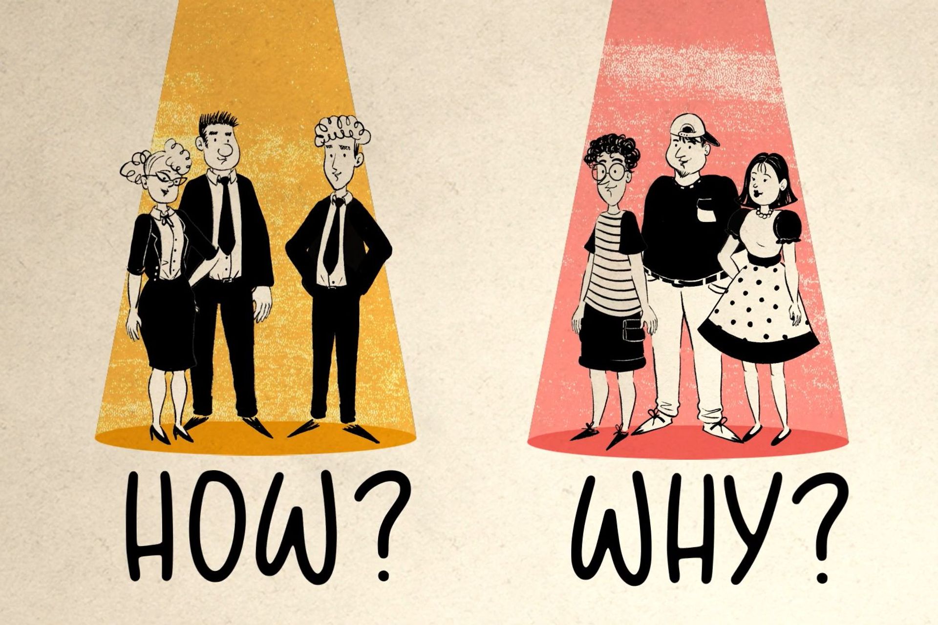 两种不同类型听众在英语中“How”和“Why”之间的困境