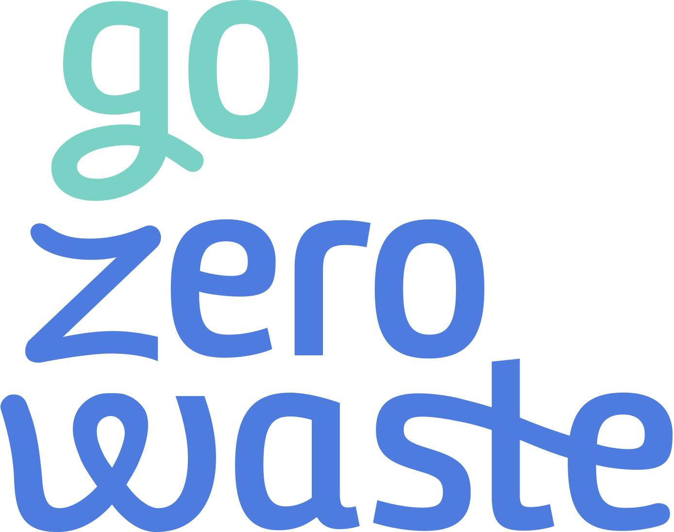 Il logotipo dell'applicazione "Go Zero Waste"