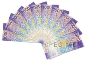 La banconata svizzera da 1000 franchi è quella con il più alto valore nominale al mondo