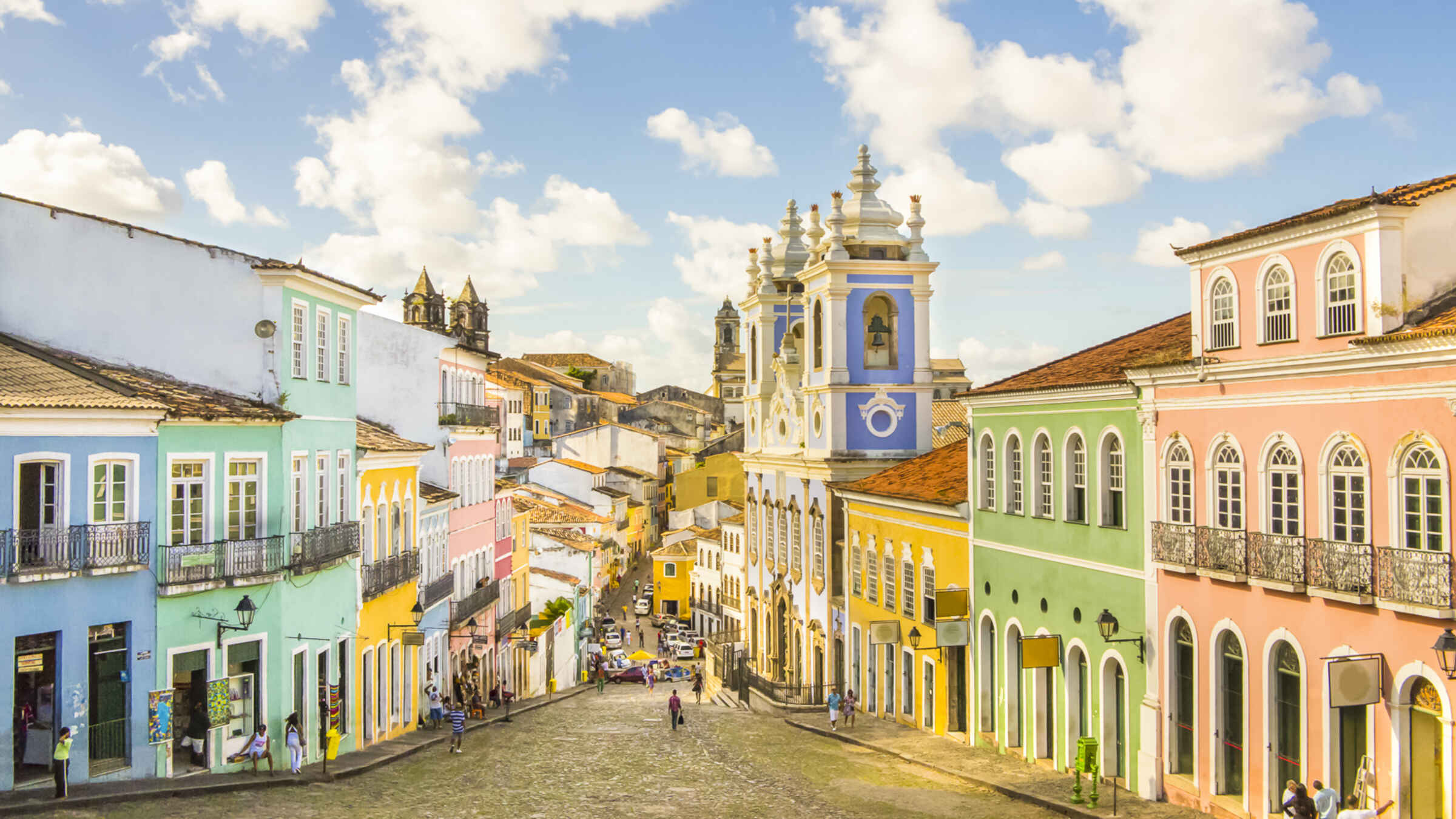 La pittoresca città di Salvador de Bahia, capitale dell'omonimo Stato nordorientale del Brasile