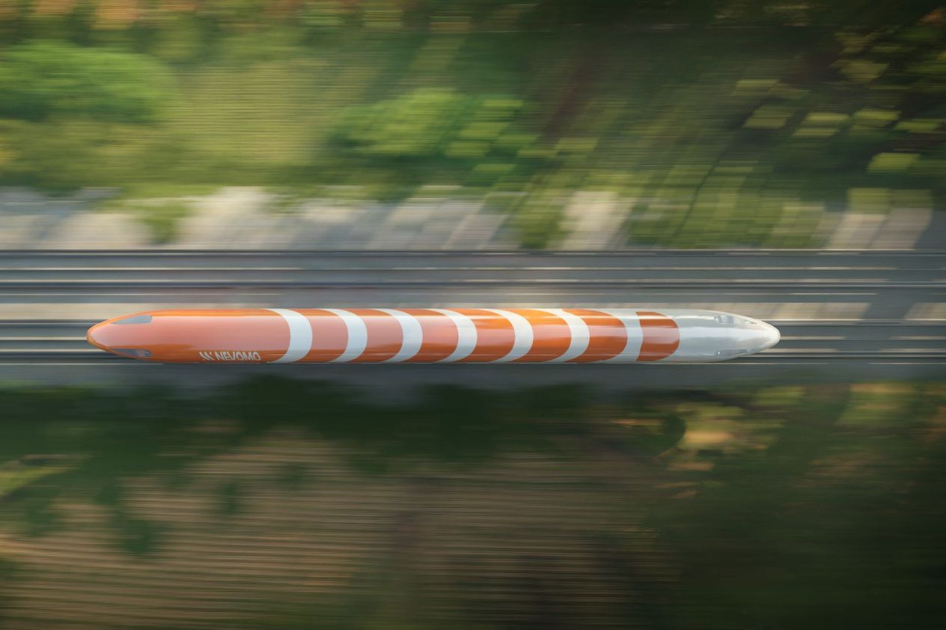 MagRail è un innovativo treno a levitazione magnetica, congegnato dalla società svizzero-polacca Nevomo, capace di funzionare all'interno dei corridoi ferroviari esistenti