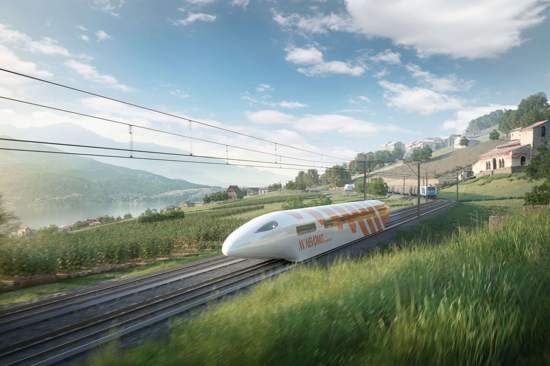 MagRail è un innovativo treno a levitazione magnetica, congegnato dalla società svizzero-polacca Nevomo, capace di funzionare all'interno dei corridoi ferroviari esistenti