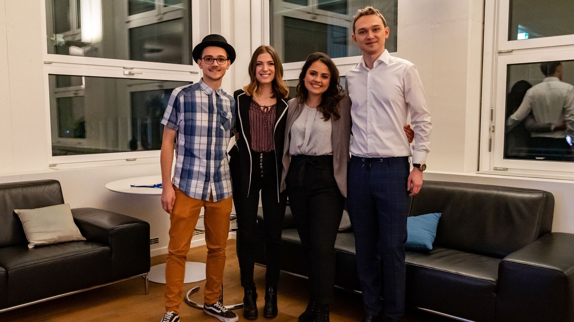 Amael Parreaux-Ey, Alessandra Capurro, Flavia Wallenhorst et Alexander Corin ont été finalistes du classement "NextGen Hero" au "Digital Economy Award" 2021