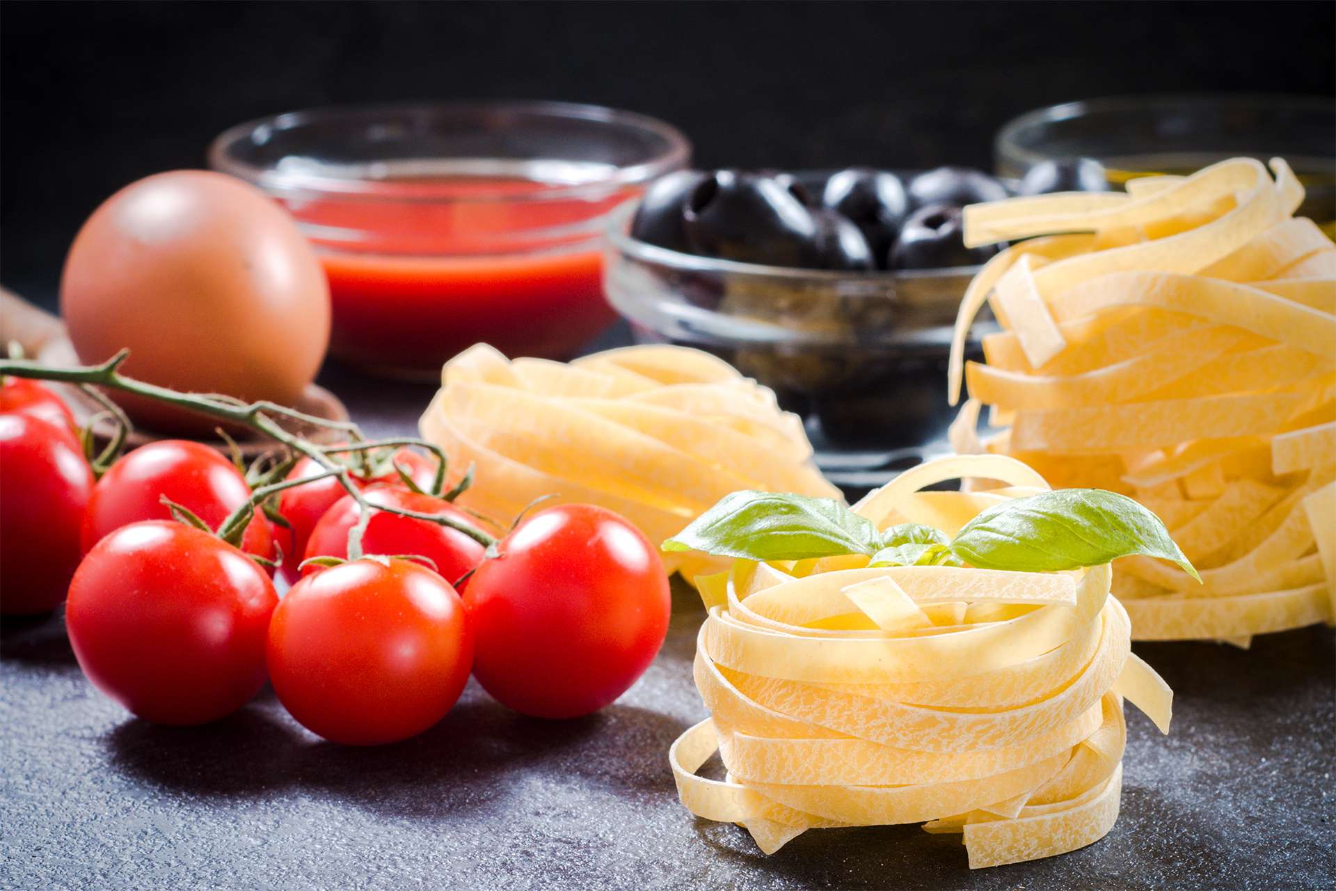 Un’idea classica di dieta mediterranea: pasta e verdure a gogò