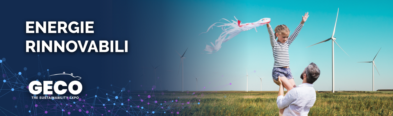 Energie rinnovabili - il banner ufficiale tematico di 'GECO Expo' 2022