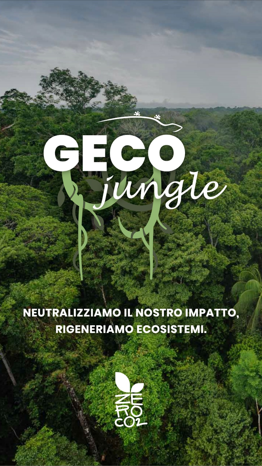 Jungle Zero CO2 - il banner ufficiale tematico di 'GECO Expo' 2022