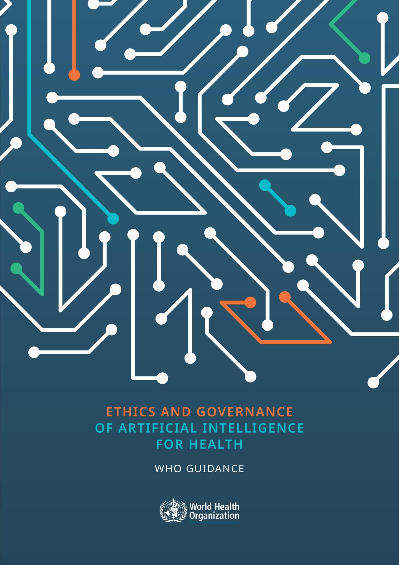 La copertina del documento "Ethics and governance of artificial intelligence for health WHO guidance"