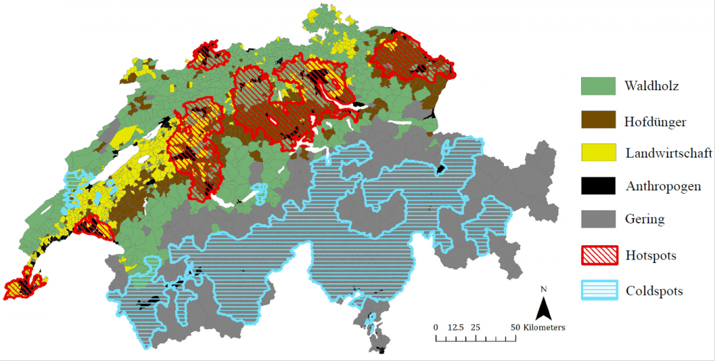 La diffusione delle bio-energie sul suolo della Svizzera