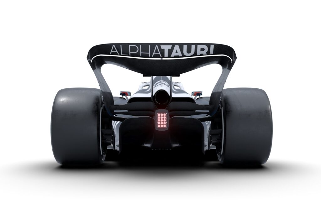 รถที่นั่งเดียว Alpha Tauri AT03-Red Bull จะเข้าร่วมในการแข่งขัน Formula 2022 World Championship ปี 1