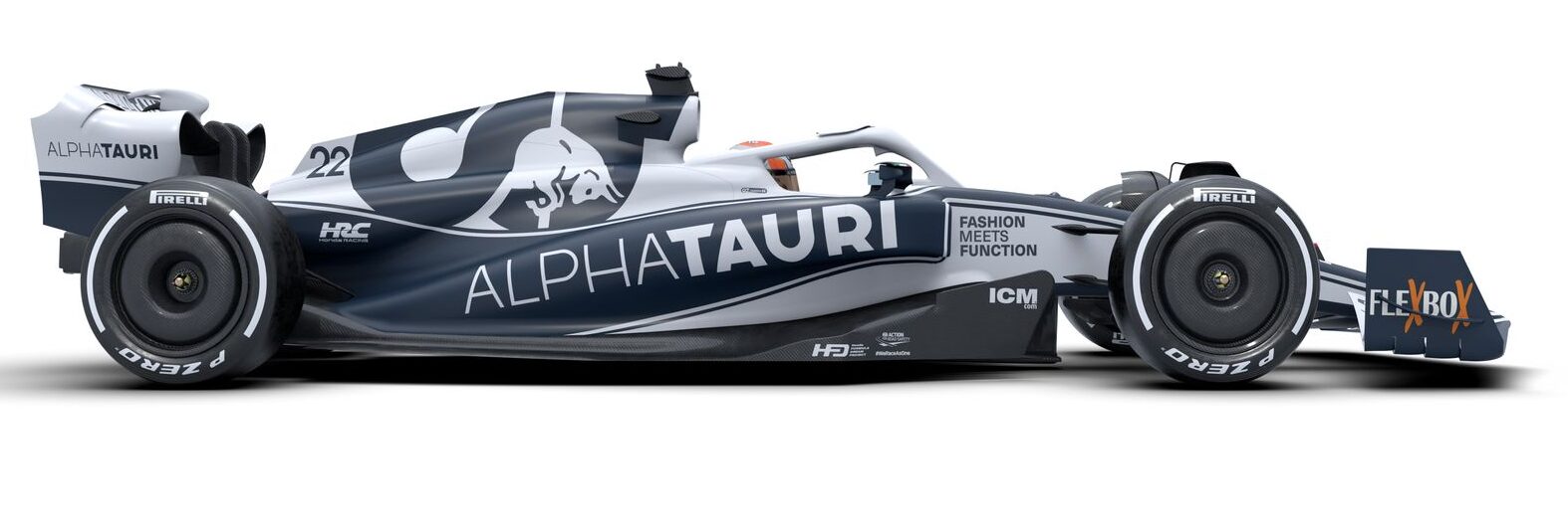รถที่นั่งเดียว Alpha Tauri AT03-Red Bull จะเข้าร่วมในการแข่งขัน Formula 2022 World Championship ปี 1