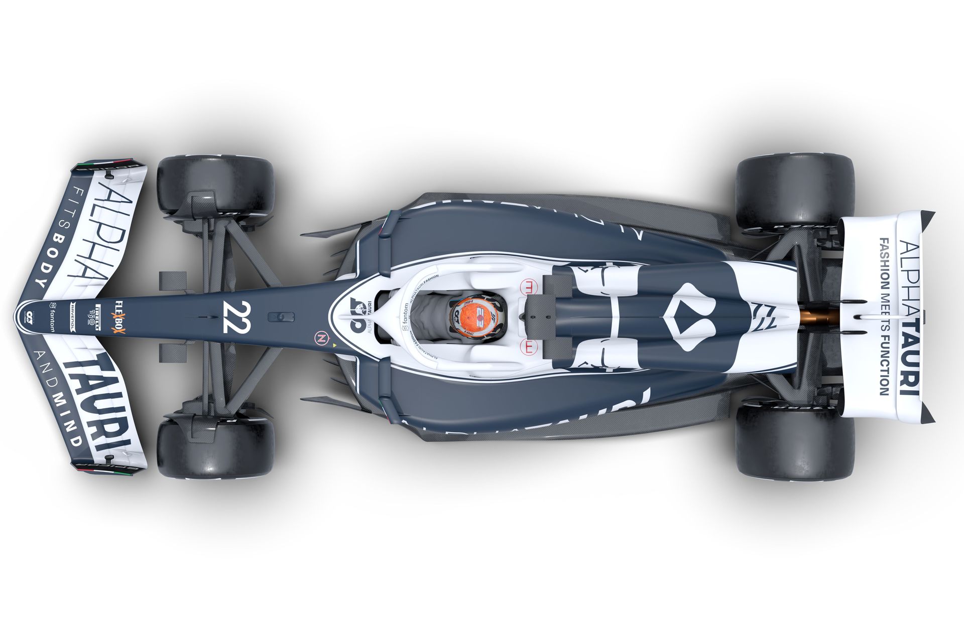 La monoposto AlphaTauri AT03-Red Bull prenderà parte al Campionato del Mondo 2022 di Formula 1