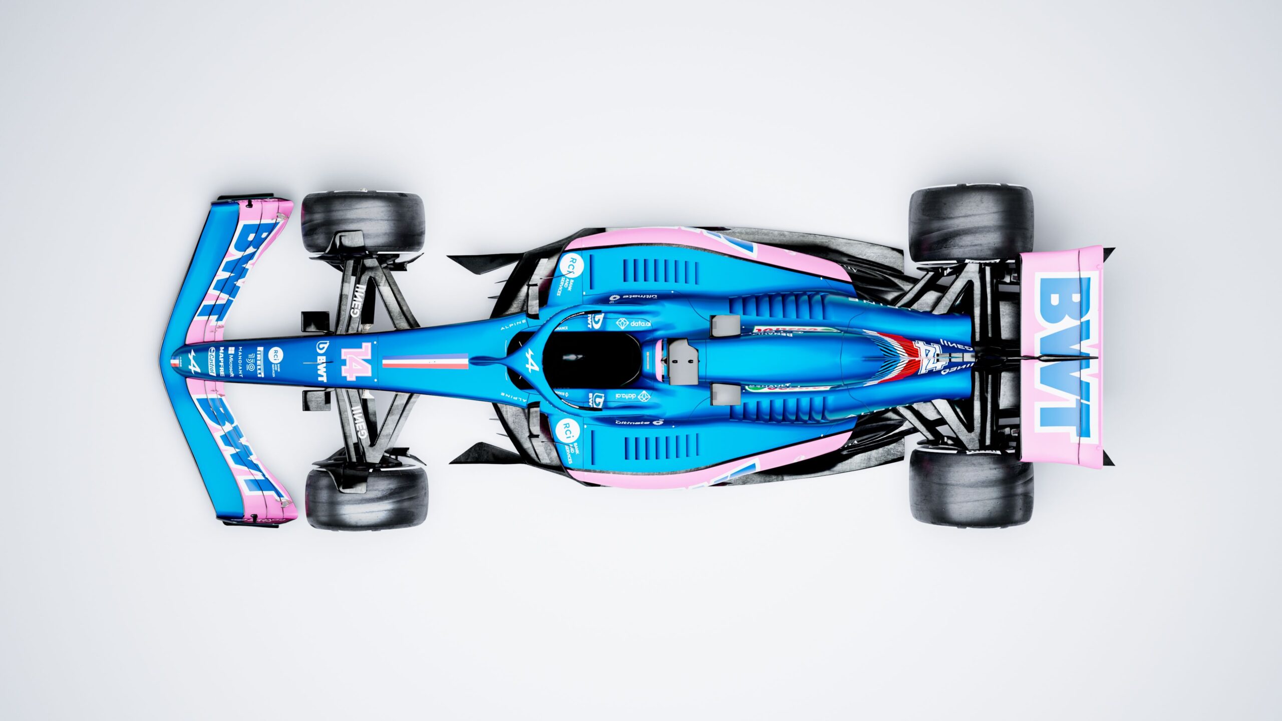 La monoposto del BWT Alpine F1 Team per la stagione 2022 di Formula 1
