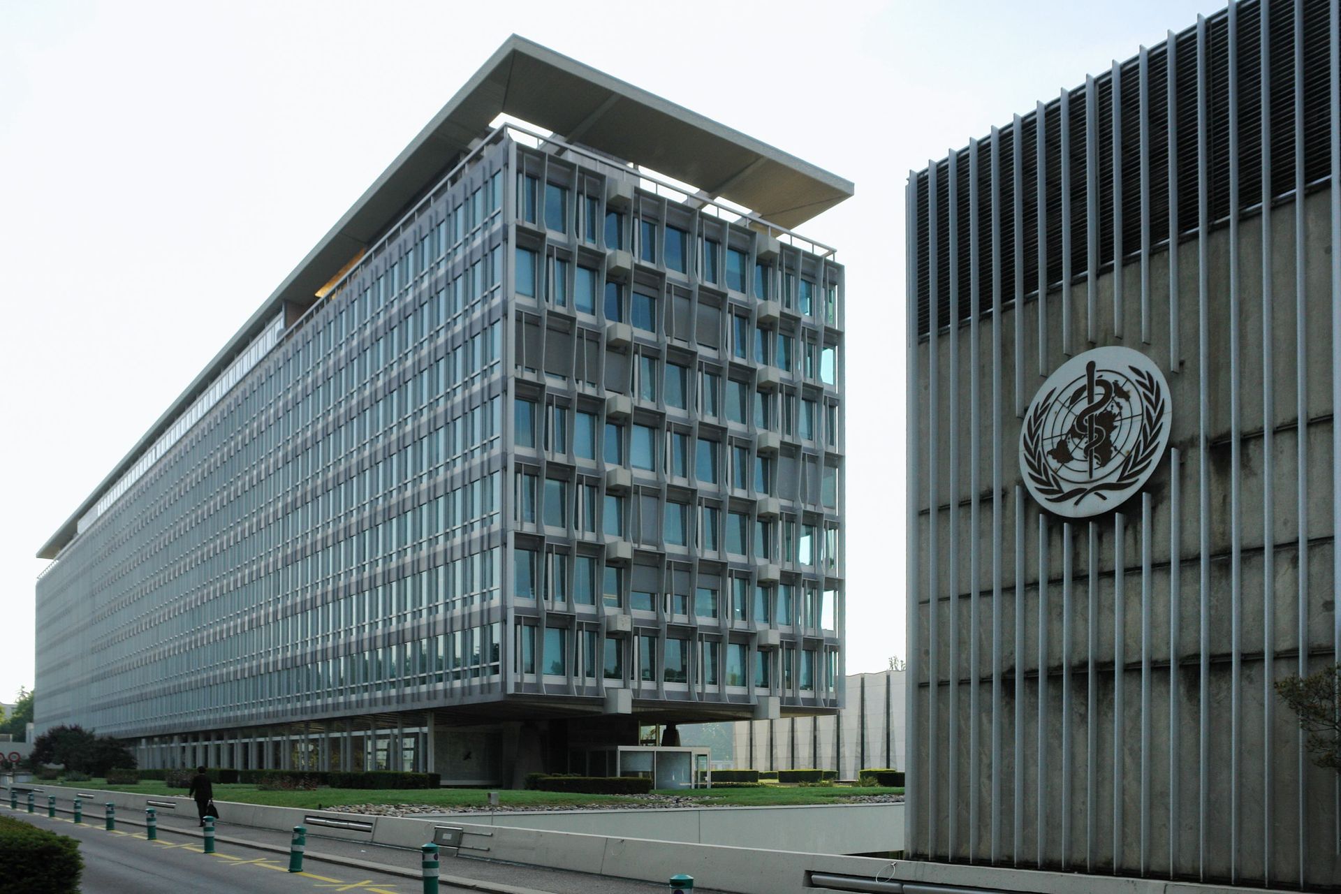 La sede dell'Organizzazione Mondiale della Sanità (WHO) a Ginevra, in Svizzera