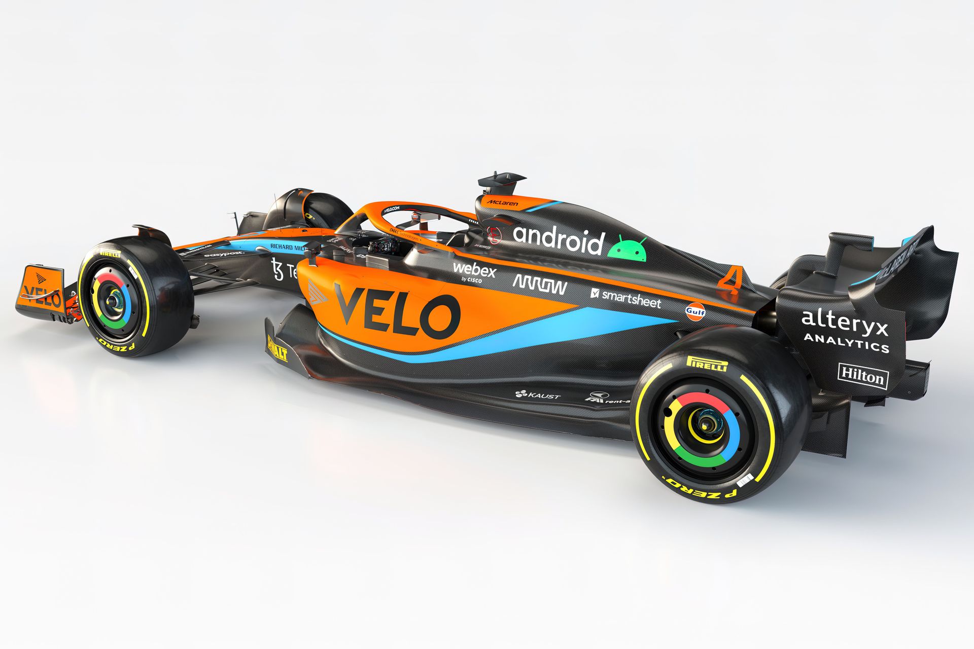 La McLaren MCL36-Mercedes di Lando Norris e Daniel Ricciardo per la stagione 2022 di Formula 1
