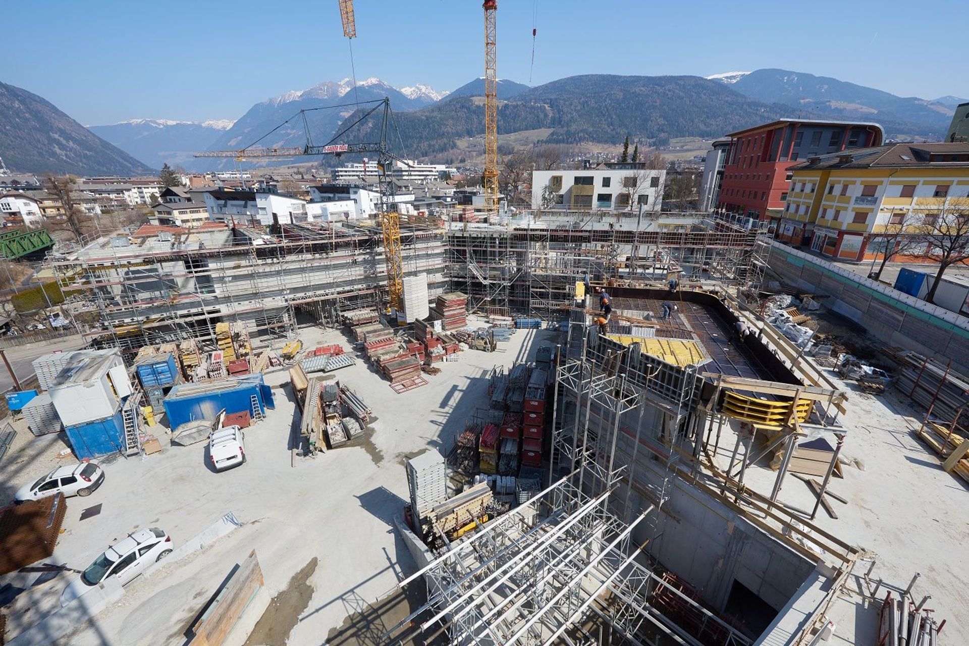 I lavori di costruzione dei NOI Techpark Brunico sono già a buon punto