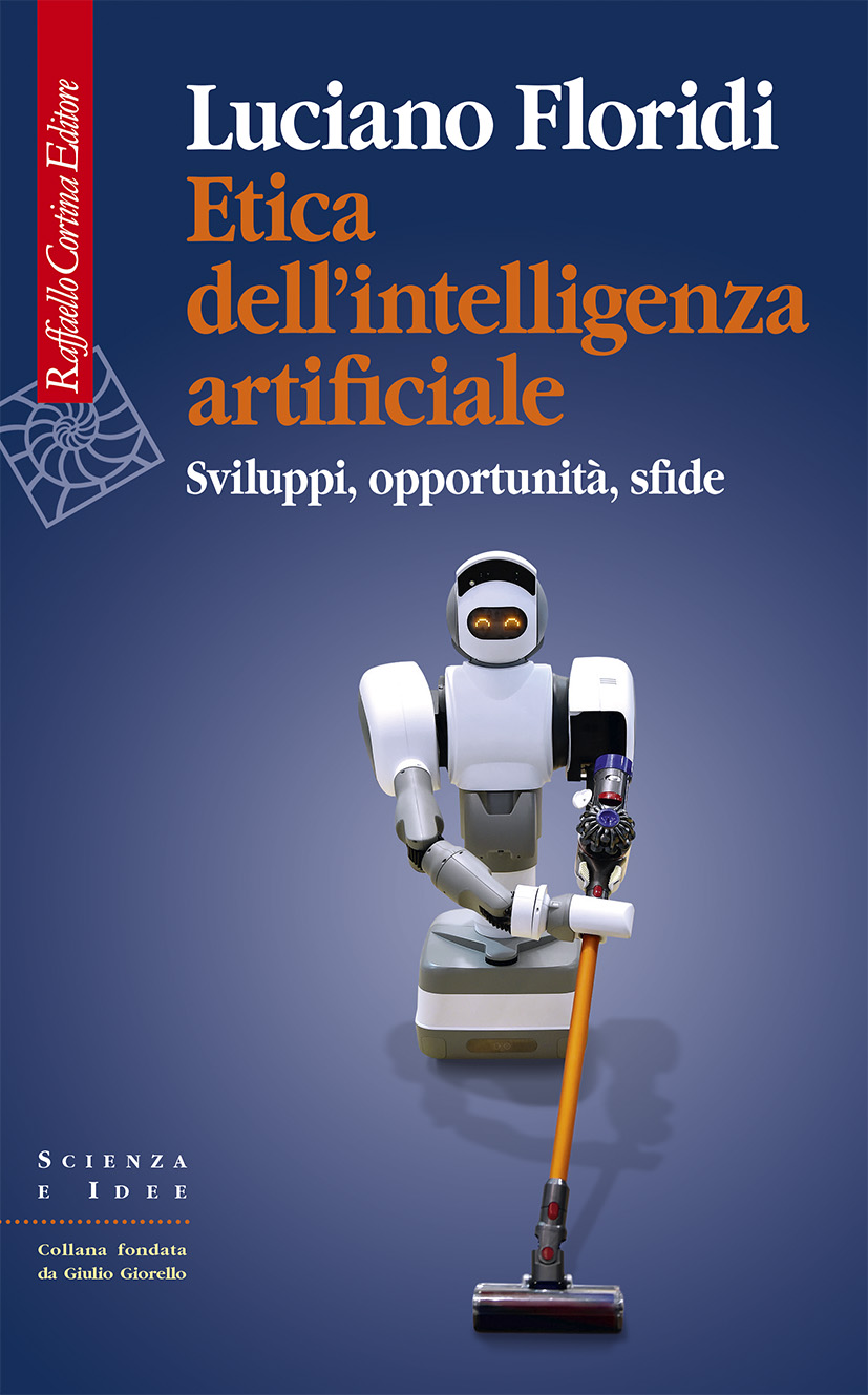 La copertina del libro "Etica dell'intelligenza artificiale" di Luciano Floridi