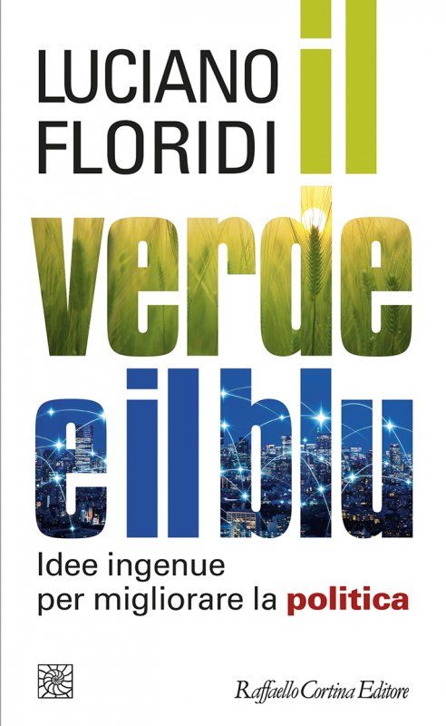 La copertina del libro "Il verde e il blu" di Luciano Floridi del 2020