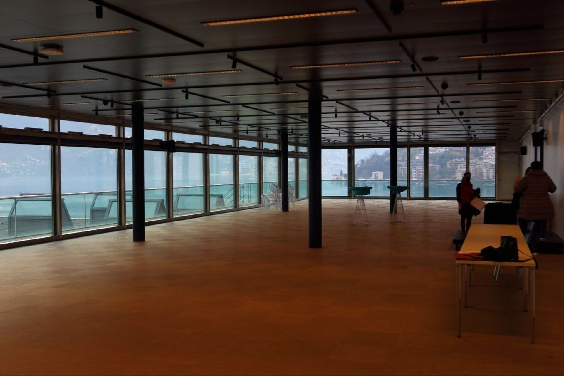 Hallen i LAC Lugano Arte Cultura som kommer att vara värd för den första LPD-dagen