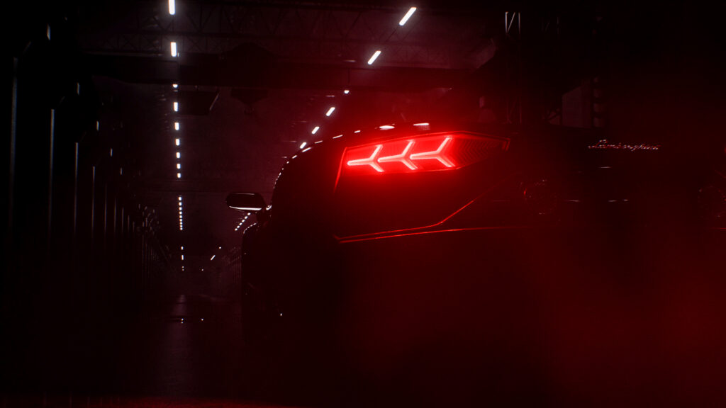 Ekskluzivni Lamborghini Aventador LP 780-4 Ultimae Coupé, ki bo združen z NFT 1.1 in na dražbi 19. aprila 2022, posnetek zaslona iz video napovednika