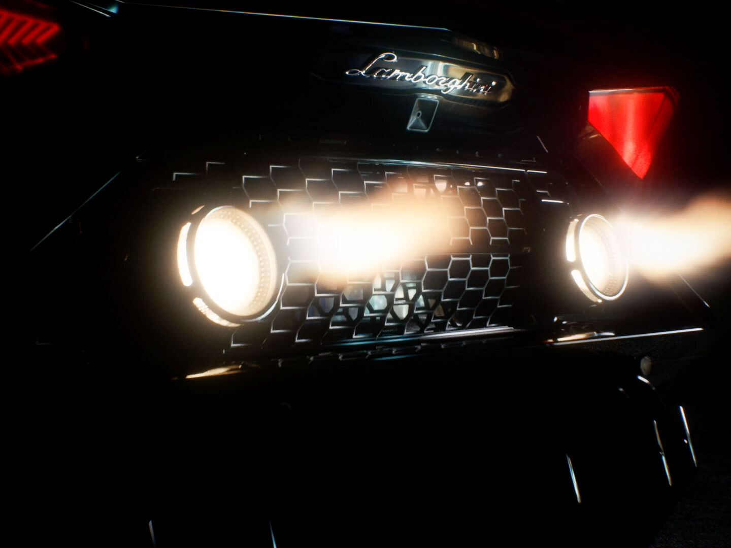 Ексклузивното Lamborghini Aventador LP 780-4 Ultimae Coupé кое ќе биде поврзано со NFT 1.1 и на аукција на 19 април 2022 година, скриншот од видео трејлерот
