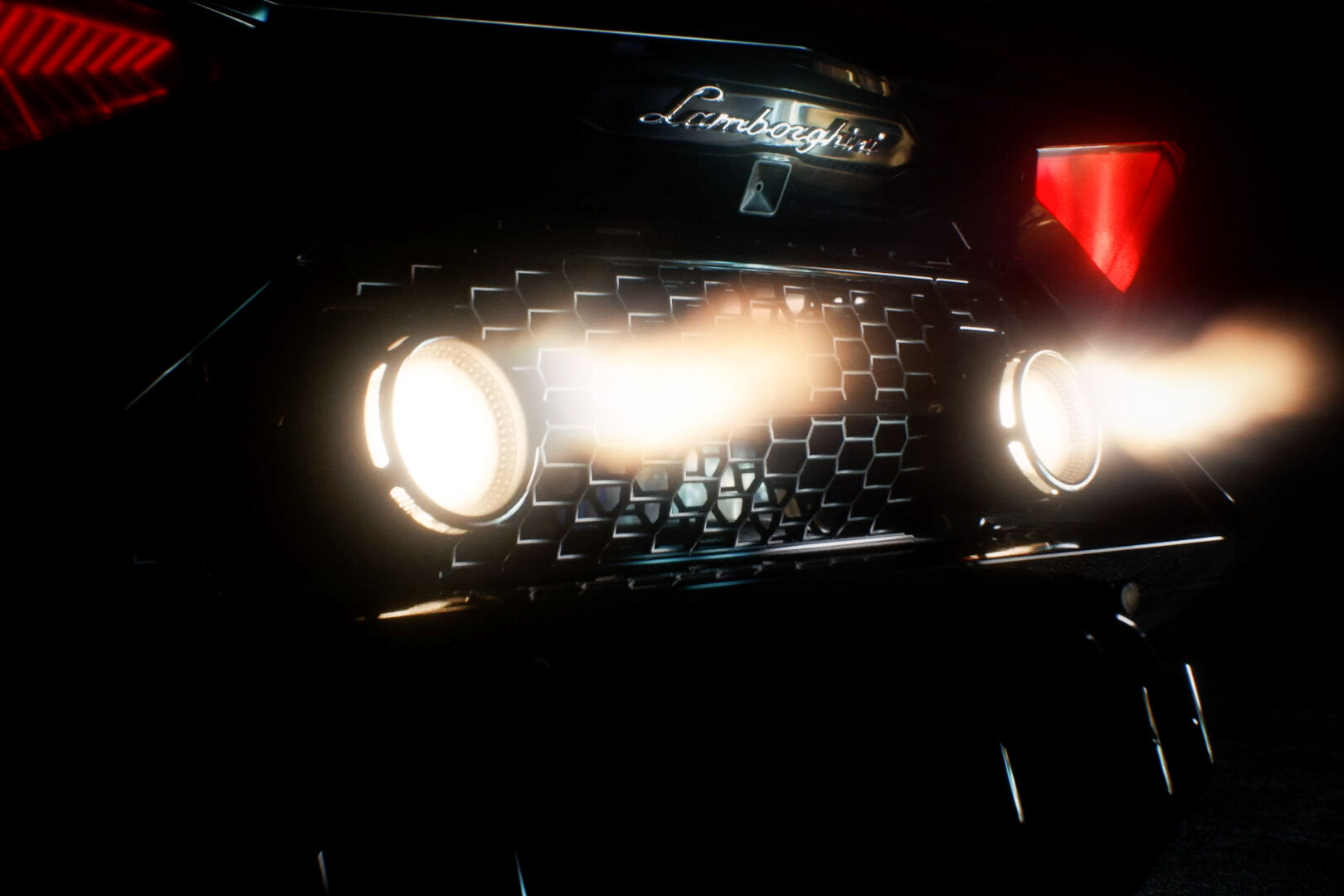 Η αποκλειστική Lamborghini Aventador LP 780-4 Ultimae Coupé που θα συνδυαστεί με ένα NFT 1.1 και θα δημοπρατηθεί στις 19 Απριλίου 2022 ένα στιγμιότυπο από το βίντεο τρέιλερ