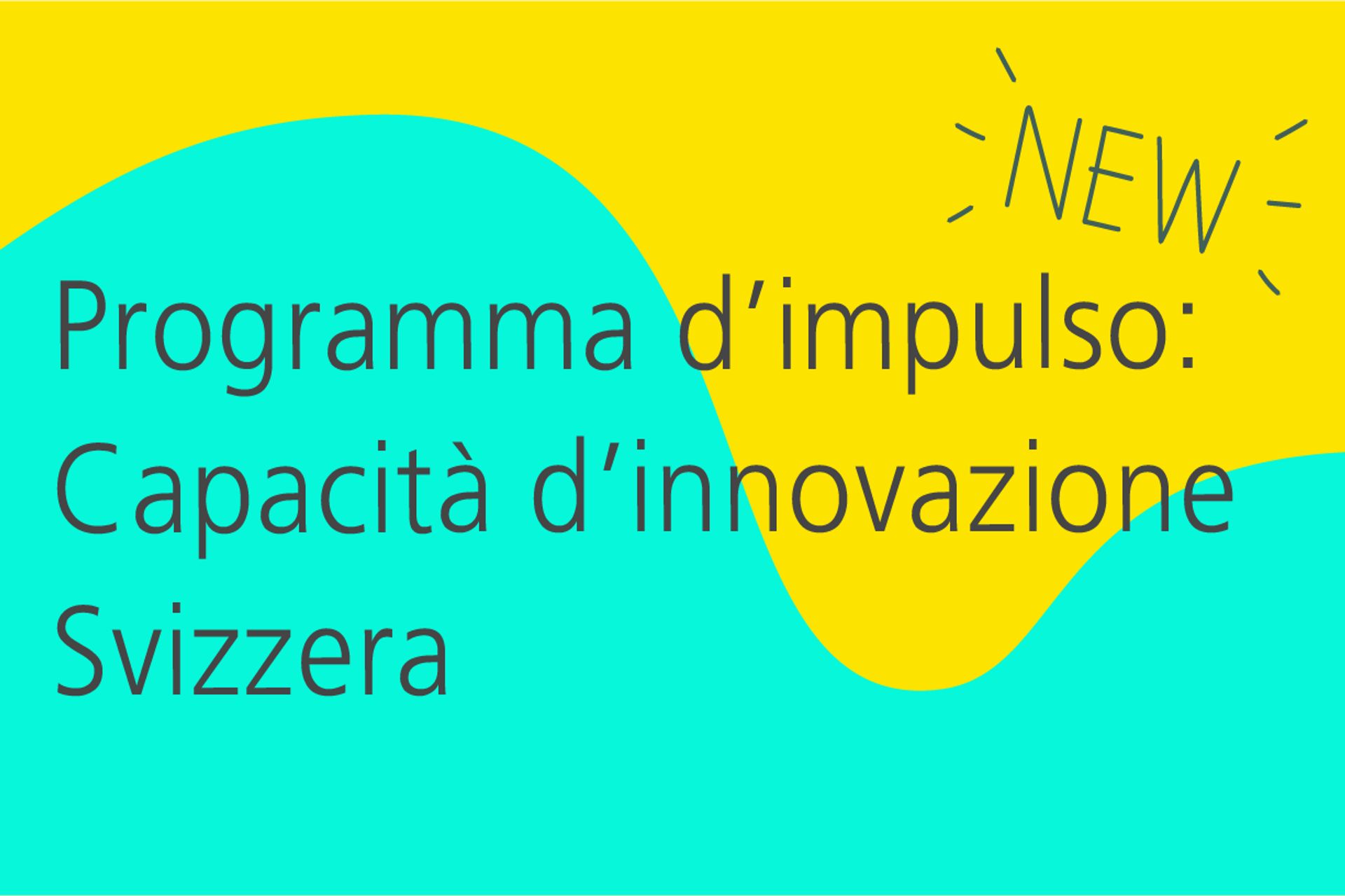 Il logotipo del "Programma d'impulso - Capacità d'innovazione Svizzera" di Innosuisse