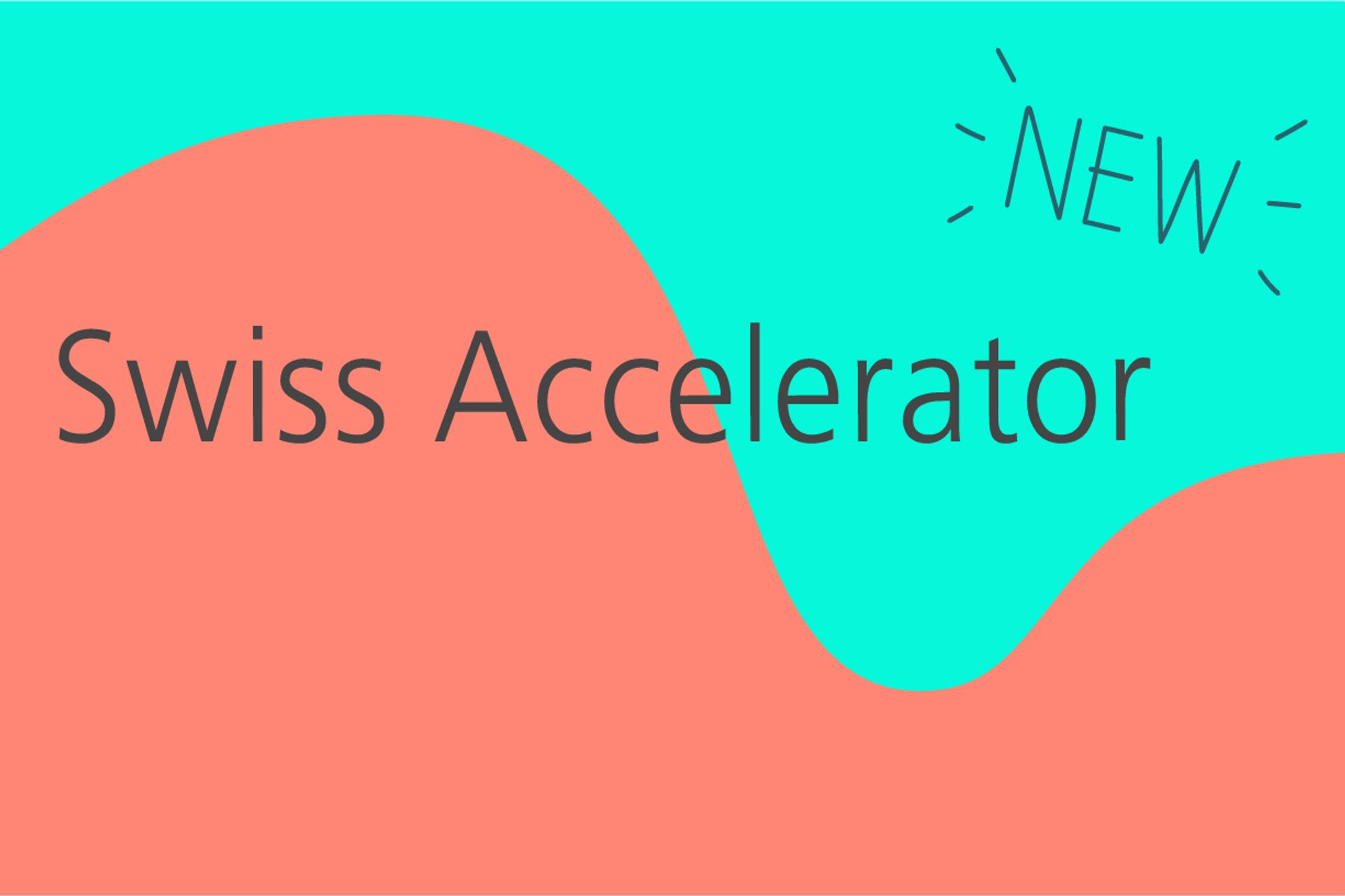 Il logotipo dello "Swiss Accelerator" di Innosuisse