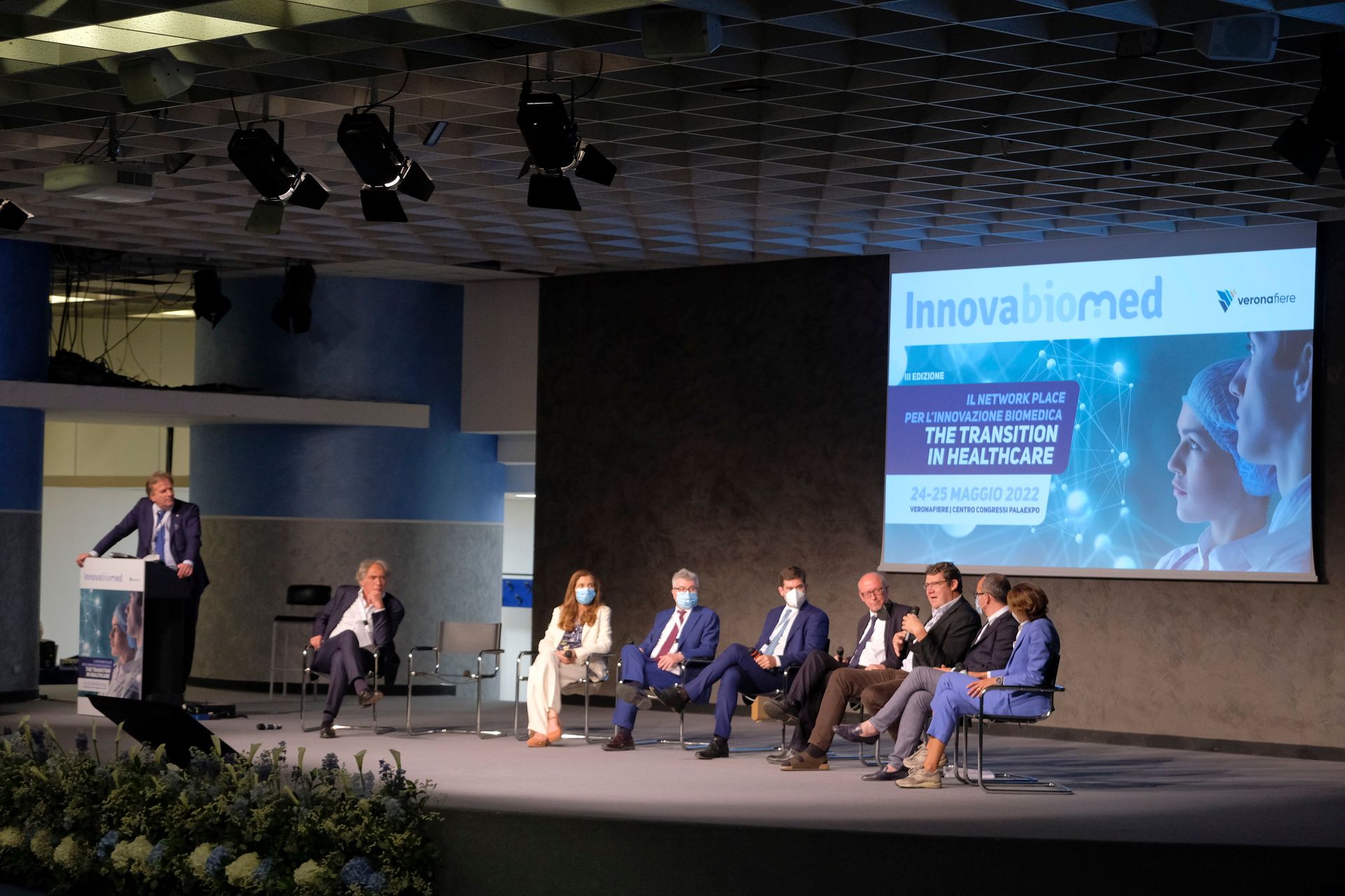 La giornata inaugurale del network e formation place "Innovabiomed" al Palaexpo di Verona il 24 maggio 2022