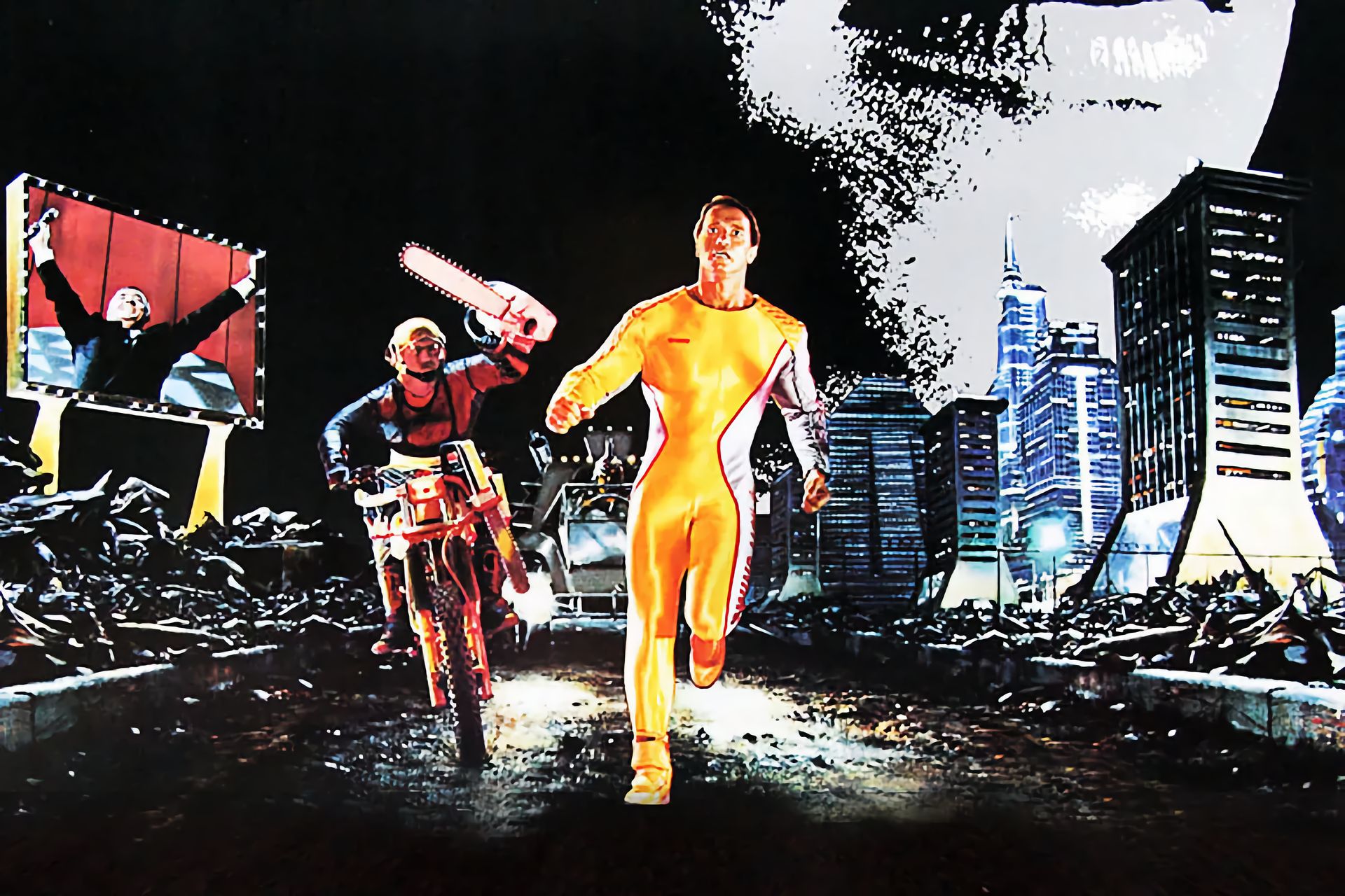 "L'uomo in fuga" ("The Running Man" il titolo originale) è un romanzo di fantascienza scritto da Stephen King e pubblicato con lo pseudonimo di Richard Bachman nel 1982: cinque anni più tardi, dal libro è stato liberamente tratto un film, "L'implacabile", con protagonista Arnold Schwarzenegger