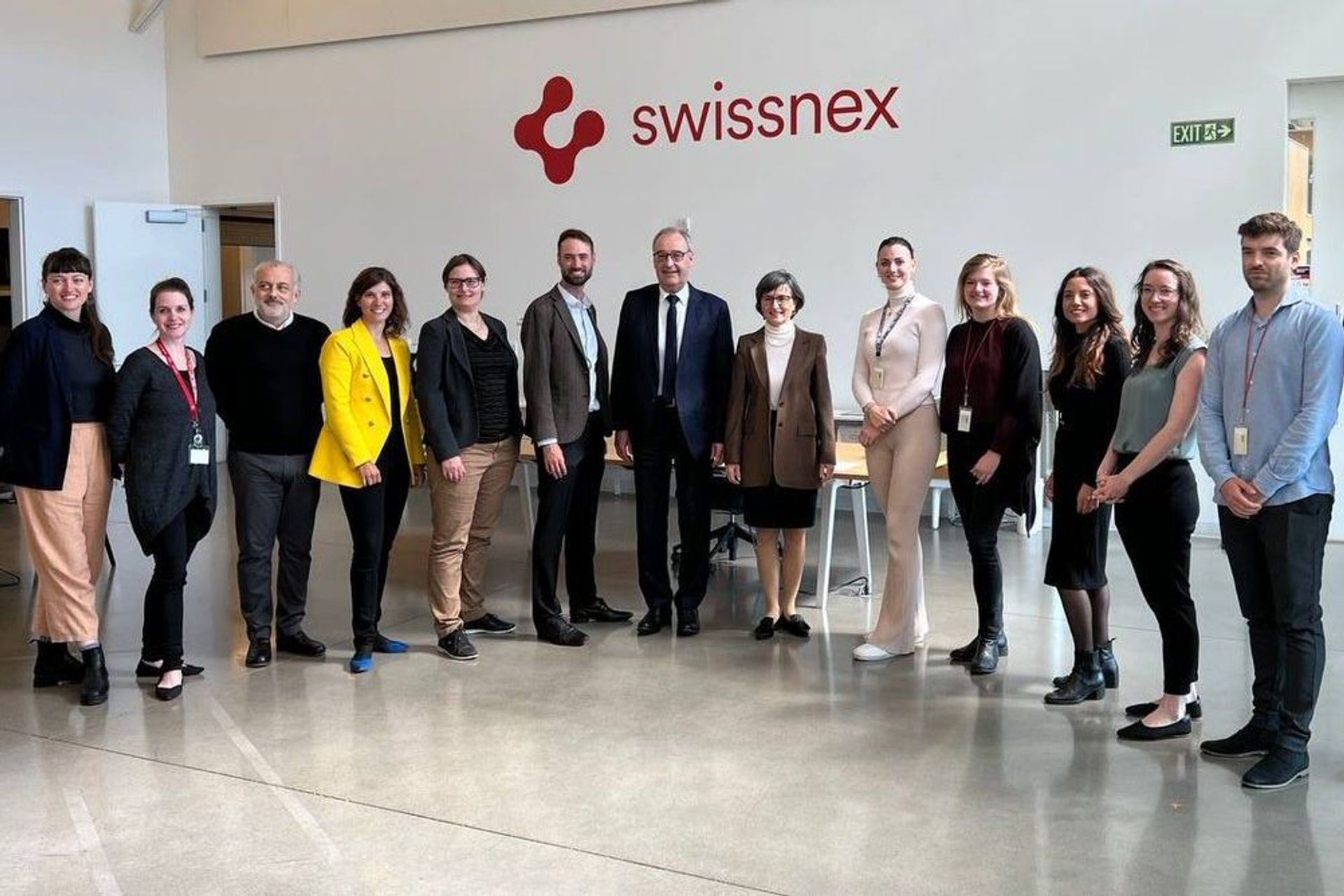 Un evento di networking organizzato da Swissnex alla presenza del Consigliere Federale Guy Parmelin