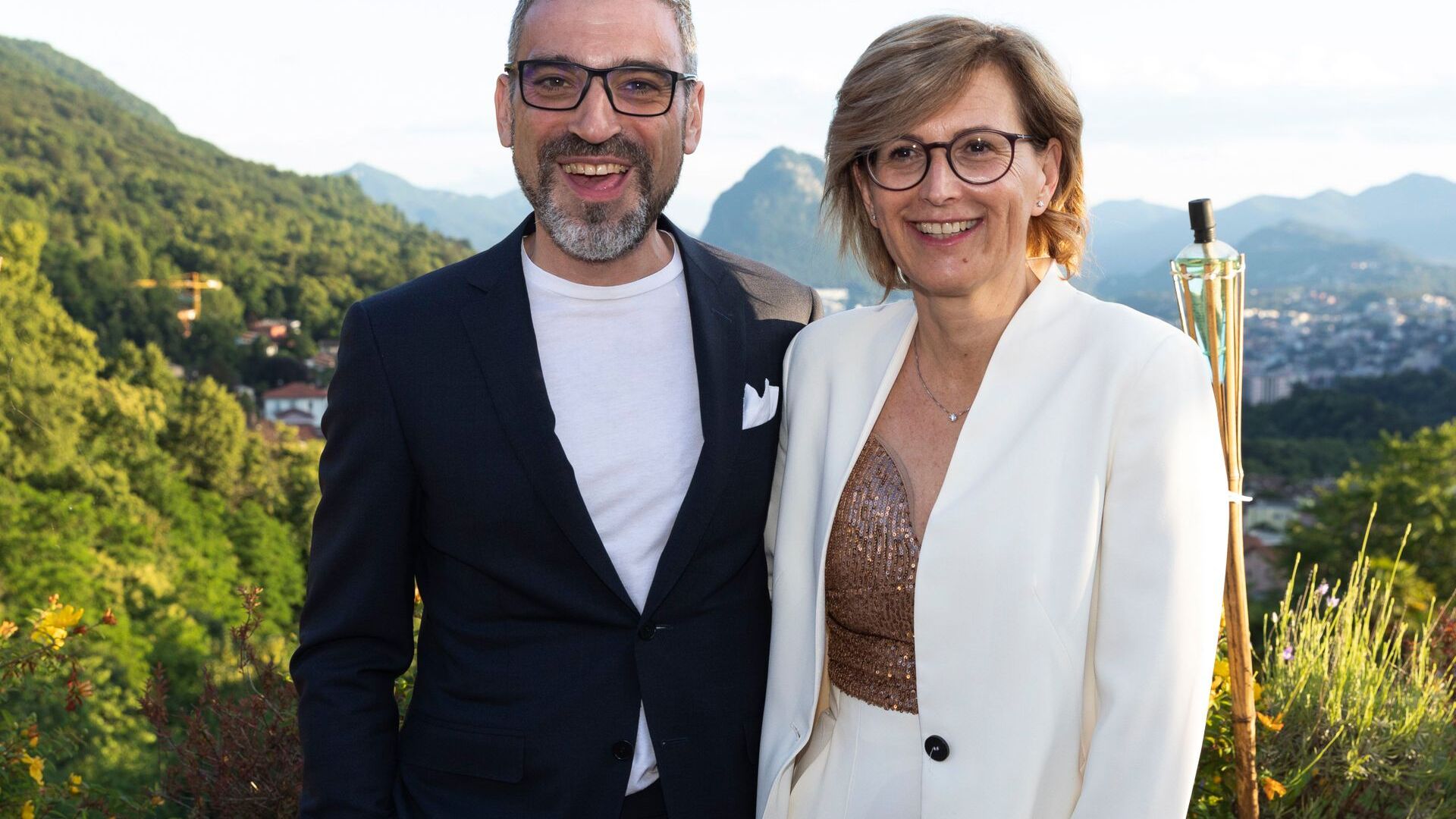 Cristina Giotto, president, og Luca Mauriello, visepresident, legemliggjør den nye toppledelsen til ated-ICT Ticino
