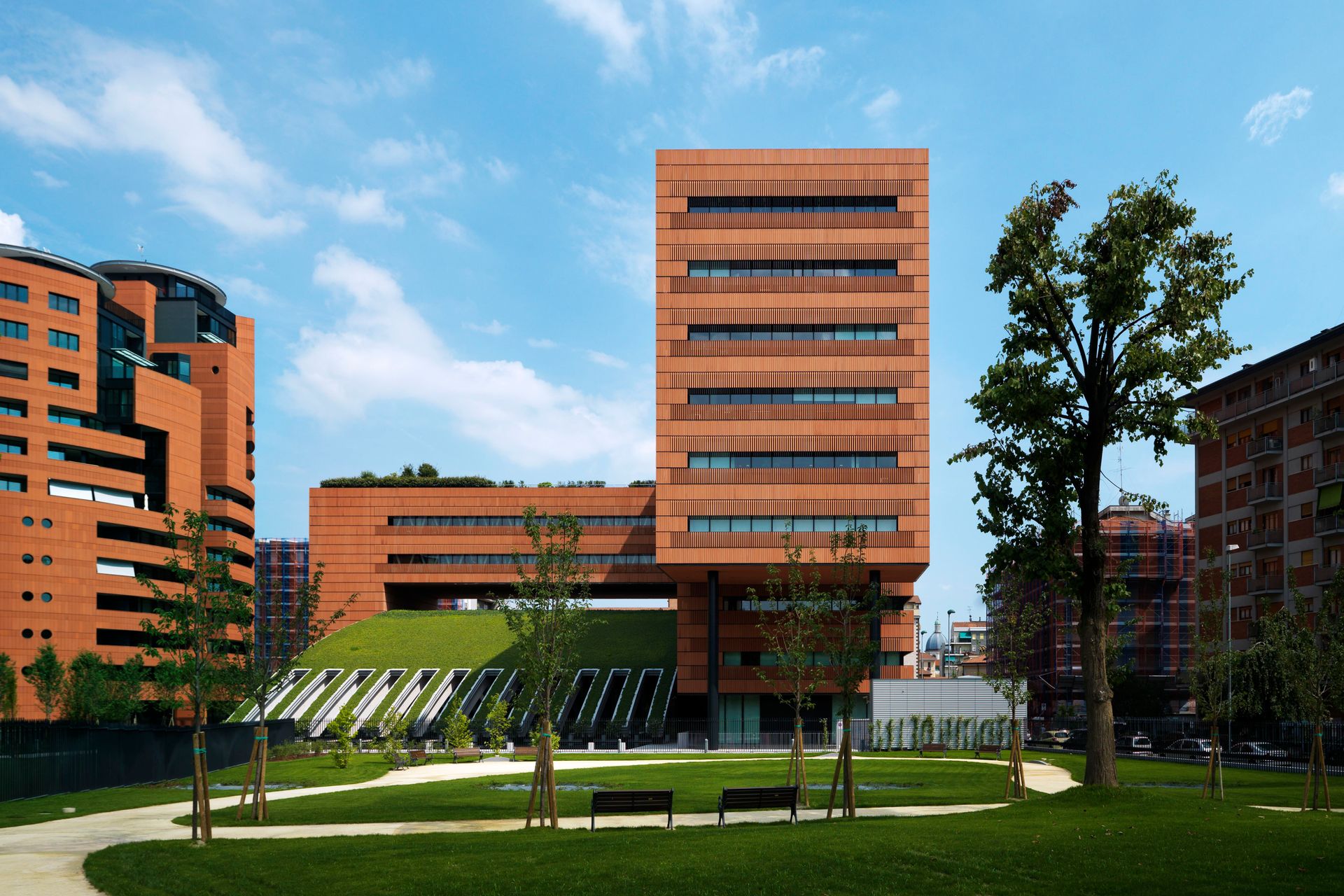 Il quartier generale del Campari Group a Sesto San Giovanni nell'area metropolitana di Milano