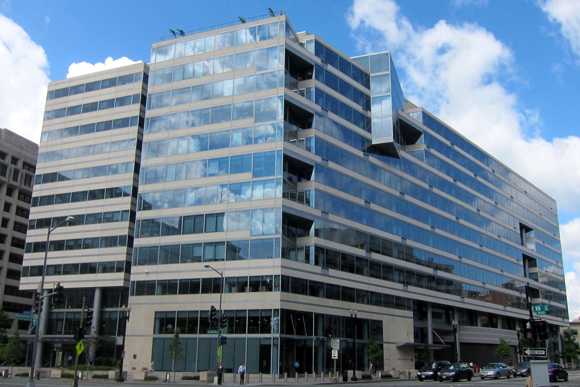 La sede del Fondo Monetario Internazionale a Washington negli Stati Uniti d'America